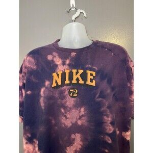 Nike Shirt Mens XL Multicolor Tie Dye Nike 72 Logo Graphic Tee Shirt Sports